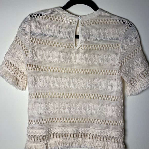 White Crochet Shirt - Picture 3 of 3